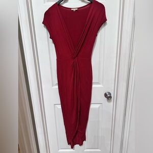 Rolla Coster Deep Red Midi Dress
